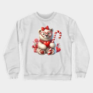 Valentine Love Bear Crewneck Sweatshirt